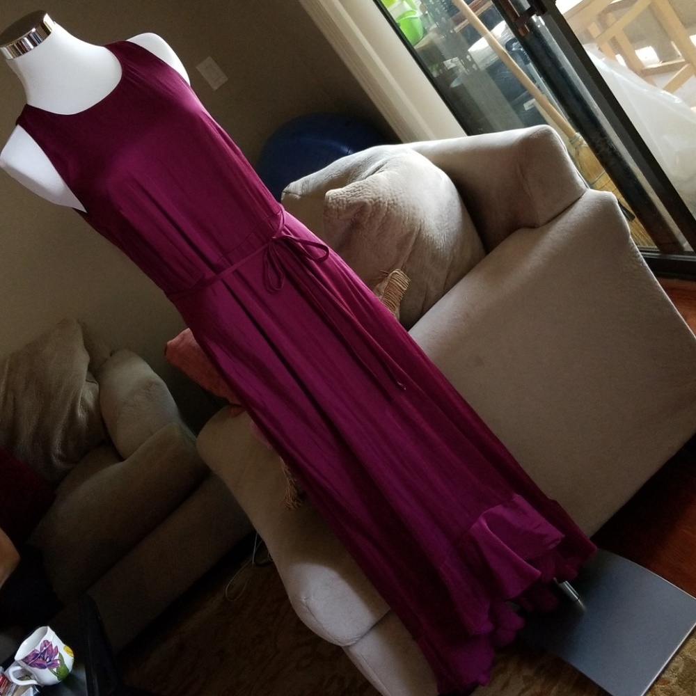 Banana Republic high-low maxi dress